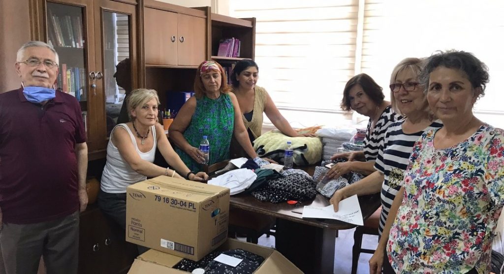 29 Ekim Kadınları Derneği Yangın Bölgesi İçin Kollilerini Yola Çıkardı