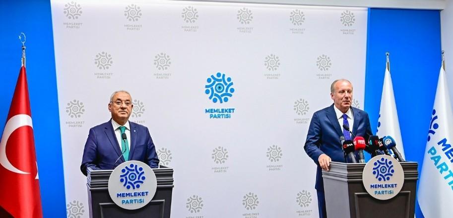Aksakal, Memleket Partisi Genel Başkanı İnce’yi ziyaret etti