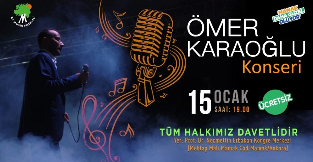 Mamak’ta Karaoğlu sevenleri ile buluşacak