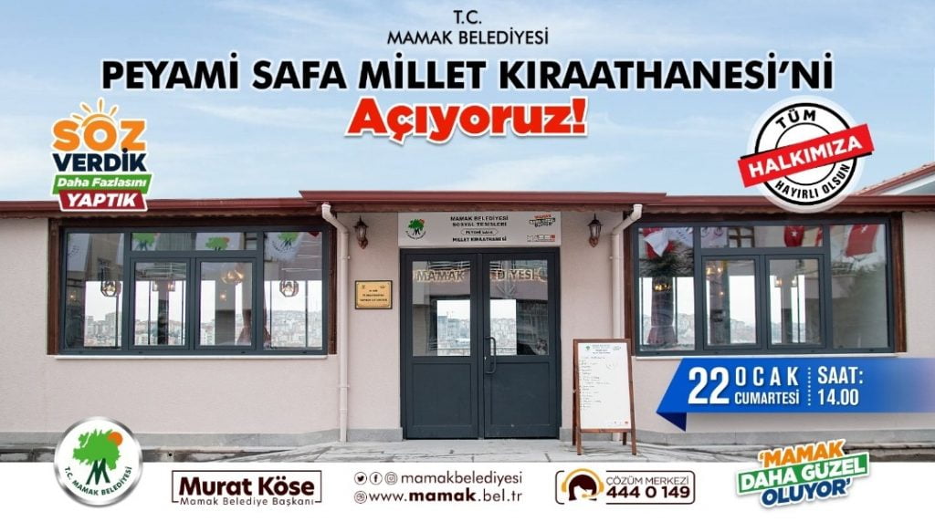 Mamak açılış için gün sayıyor