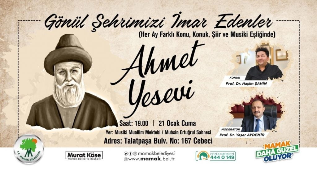Mamak’ta Ahmet Yesevi Anılacak