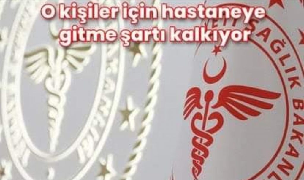 Yatağa bağımlı hastaların sağlık kurulu raporları evlerinde düzenlenecek