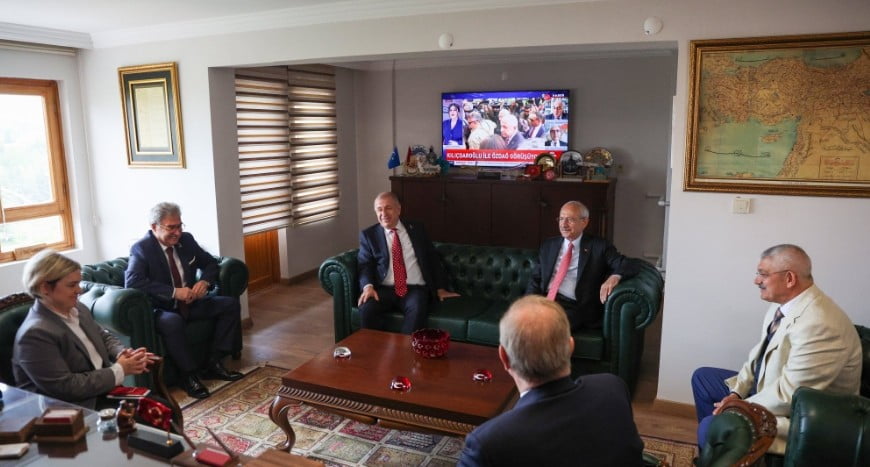 Millet İttifakı Cumhurbaşkanı Adayı Kemal Kılıçdaroğlu ve Zafer Partisi Genel Başkanı Ümit Özdağ Arasındaki kritik Görüşme Sona Erdi