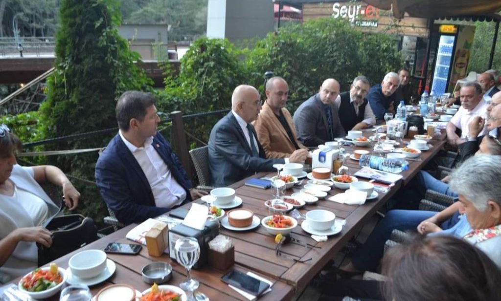 CHP ANKARA İL BAŞKAN ADAYI ÜMİT ERKOL DELEGELERLE BİR ARAYA GELDİ