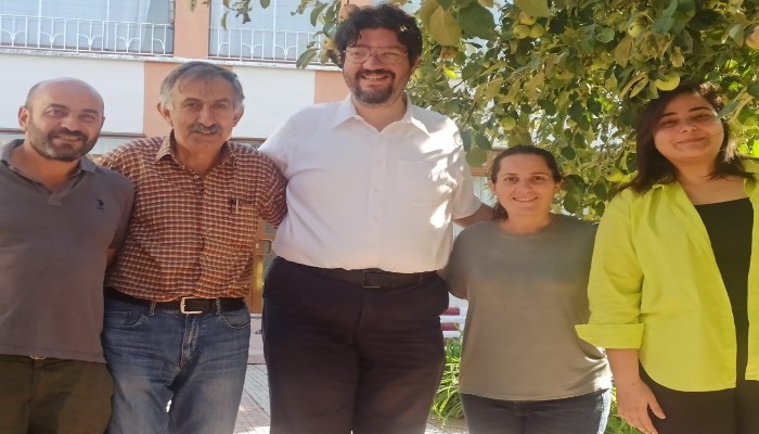 CHP Ankara İl Disiplin Kurulu Üyesi Muratcan Işıldak, Sevgi Aydın’ı Lalahan’da Evinde Ziyaret Etti