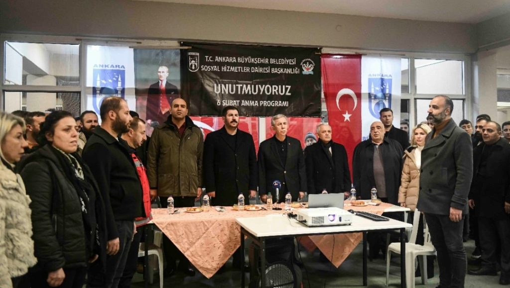 Mansur Yavaş ve Veli Gündüz Şahin Felaketin Yıldönümünde Hayatını Kaybeden Canlarımızı Andı