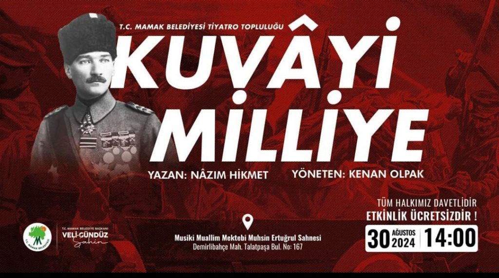 Mamak Belediyesi Tiyatro Topluluğu’ndan Zafer Bayramı’na Özel Oyun