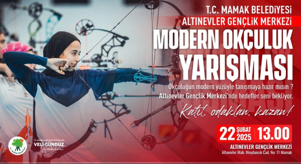 Mamak Belediyesinden Gençlere Modern Okçuluk Yarışması