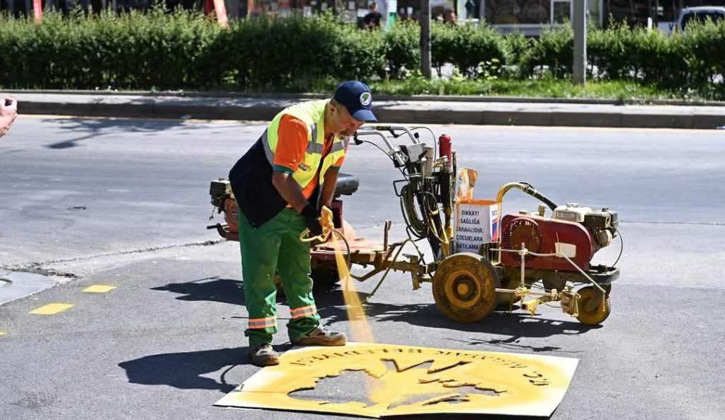 Mamak Belediyesi Ege Mahallesi’nde Trafik Güvenliği İçin Sahada!
