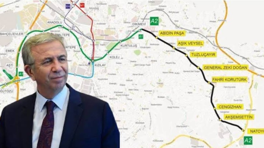 Mamak Metrosu Durakları Belli Oldu