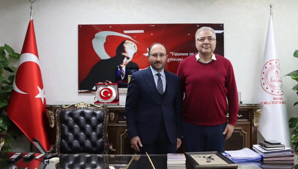 Mamak’ta Özkan’dan İlçe Milli Eğitim Müdürü Gençtürk’e Hayırlı Olsun Ziyareti