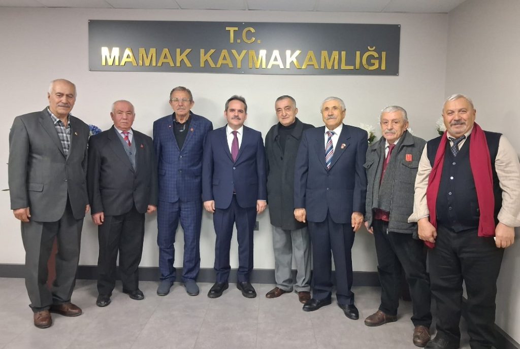 Kıbrıs Gazilerinden Mamak Kaymakamı Mehmet Nabi Kaya’ya Ziyaret