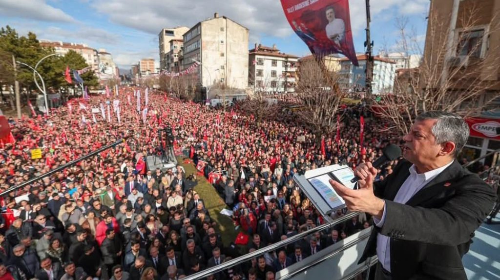 CHP Çorum Mitingine, CHP Mamak Tam Kadro Katıldı