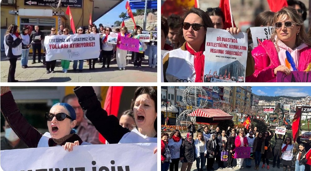 Kadın Dayanışma Komiteleri Çağrısıyla Kadınlar 8 Mart’ta Sokaklara Çıktı
