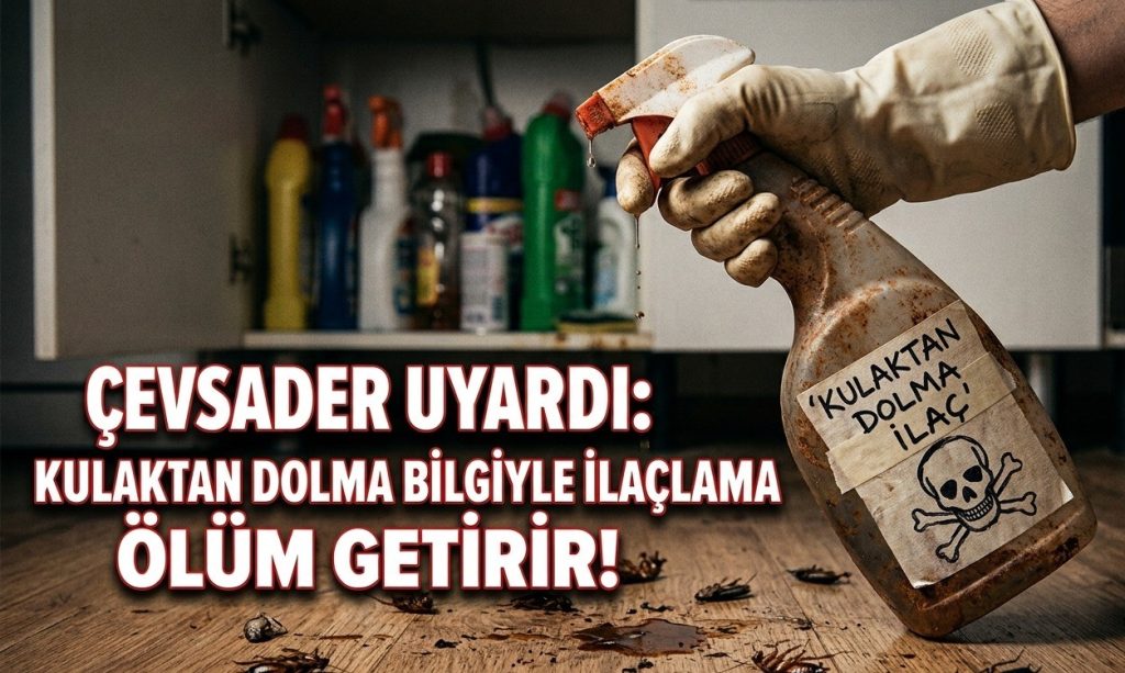 ÇEVSADER Uyardı: Kulaktan Dolma Bilgiyle İlaçlama Ölüm Getirir!
