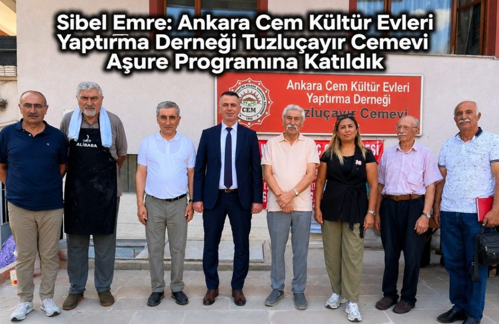 Sibel Emre: Ankara Cem Kültür Evleri Yaptırma Derneği Tuzluçayır Cem Evi Aşure Programına Katıldık