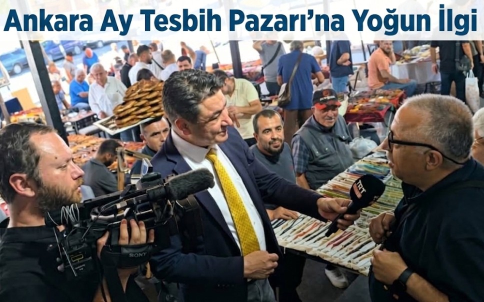 Ankara Ay Tesbih Pazarı’na Yoğun İlgi